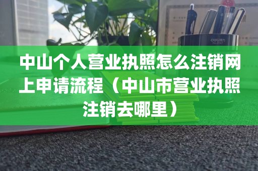 中山个人营业执照怎么注销网上申请流程（中山市营业执照注销去哪里）