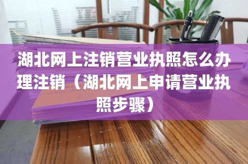 湖北网上注销营业执照怎么办理注销（湖北网上申请营业执照步骤）