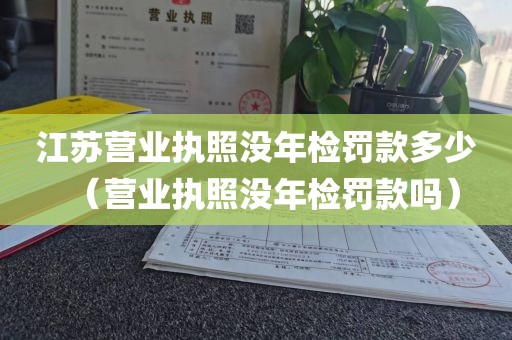 江苏营业执照没年检罚款多少（营业执照没年检罚款吗）