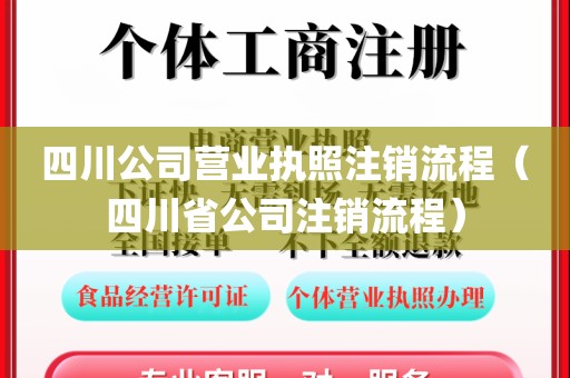 四川公司营业执照注销流程（四川省公司注销流程）