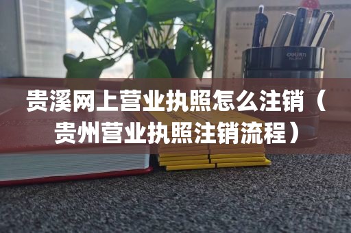 贵溪网上营业执照怎么注销（贵州营业执照注销流程）