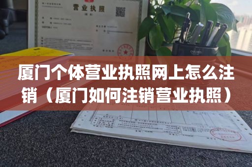 厦门个体营业执照网上怎么注销（厦门如何注销营业执照）