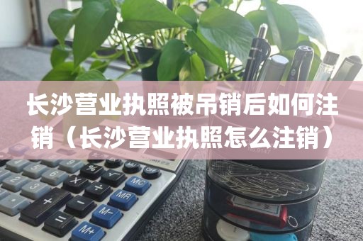 长沙营业执照被吊销后如何注销(长沙营业执照怎么注销)