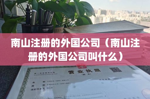 南山注册的外国公司（南山注册的外国公司叫什么）