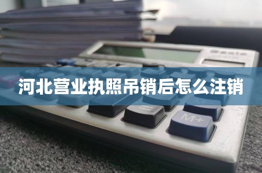 河北营业执照吊销后怎么注销