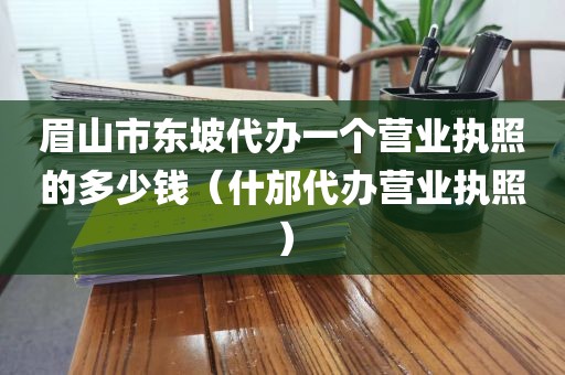 眉山市东坡代办一个营业执照的多少钱（什邡代办营业执照）
