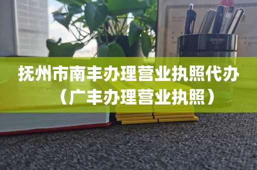 抚州市南丰办理营业执照代办（广丰办理营业执照）