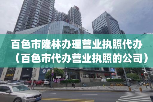 百色市隆林办理营业执照代办（百色市代办营业执照的公司）