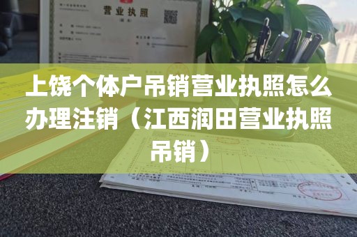 上饶个体户吊销营业执照怎么办理注销（江西润田营业执照吊销）