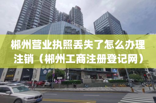 郴州营业执照丢失了怎么办理注销（郴州工商注册登记网）