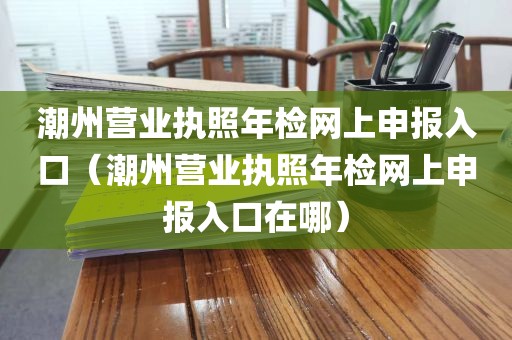 潮州营业执照年检网上申报入口(潮州营业执照年检网上申报入口在哪)