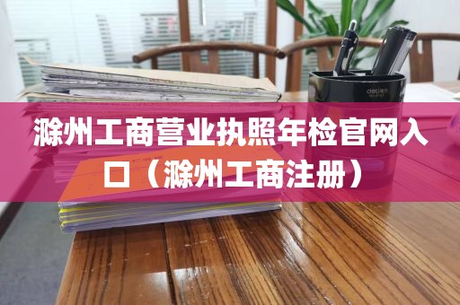 滁州工商营业执照年检官网入口（滁州工商注册）