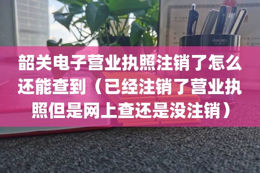 韶关电子营业执照注销了怎么还能查到（已经注销了营业执照但是网上查还是没注销）