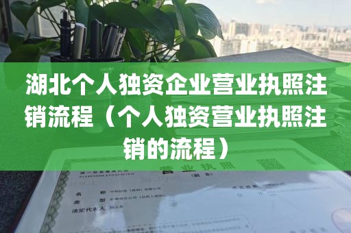 湖北个人独资企业营业执照注销流程（个人独资营业执照注销的流程）