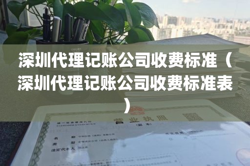 深圳代理记账公司收费标准(深圳代理记账公司收费标准表)