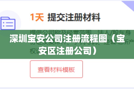深圳宝安公司注册流程图(宝安区注册公司)