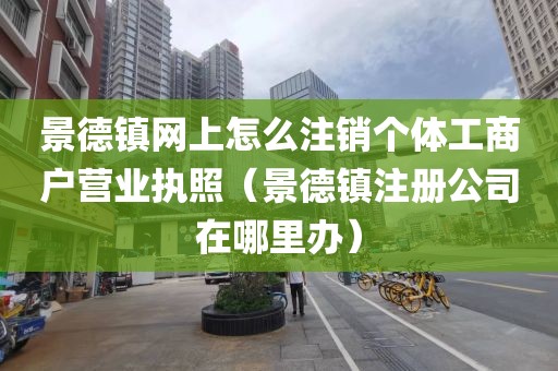 景德镇网上怎么注销个体工商户营业执照（景德镇注册公司在哪里办）
