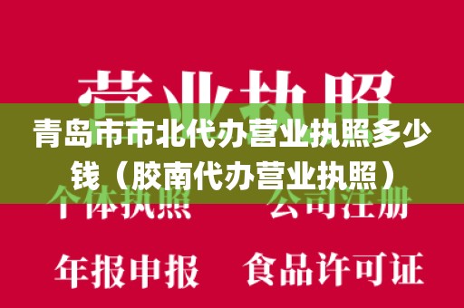 青岛市市北代办营业执照多少钱（胶南代办营业执照）