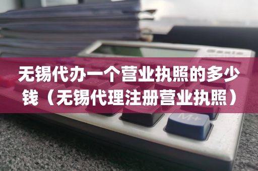 无锡代办一个营业执照的多少钱（无锡代理注册营业执照）
