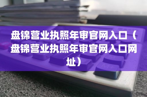 盘锦营业执照年审官网入口（盘锦营业执照年审官网入口网址）