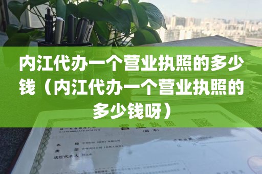内江代办一个营业执照的多少钱（内江代办一个营业执照的多少钱呀）