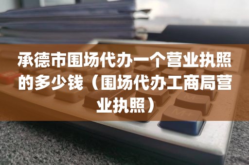 承德市围场代办一个营业执照的多少钱（围场代办工商局营业执照）