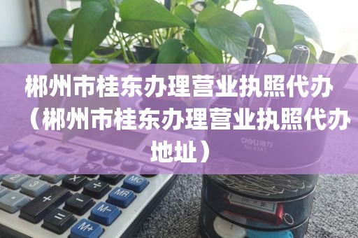 郴州市桂东办理营业执照代办（郴州市桂东办理营业执照代办地址）