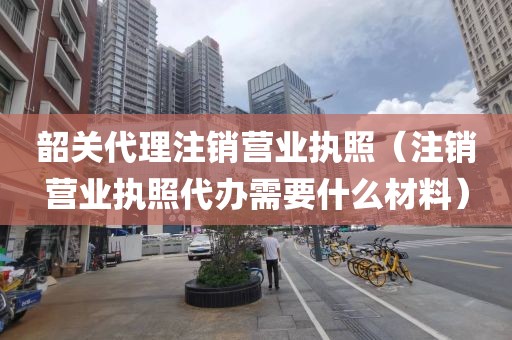 韶关代理注销营业执照（注销营业执照代办需要什么材料）