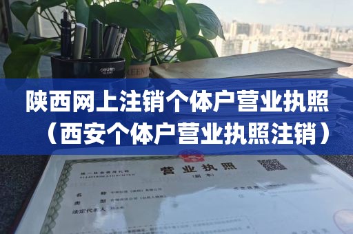 陕西网上注销个体户营业执照（西安个体户营业执照注销）