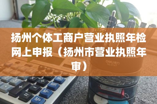 扬州个体工商户营业执照年检网上申报（扬州市营业执照年审）