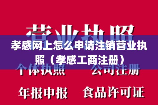 孝感网上怎么申请注销营业执照（孝感工商注册）