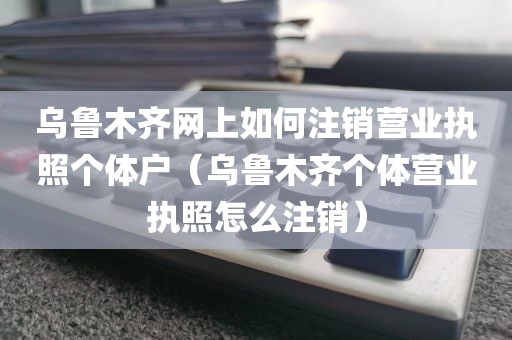 乌鲁木齐网上如何注销营业执照个体户（乌鲁木齐个体营业执照怎么注销）