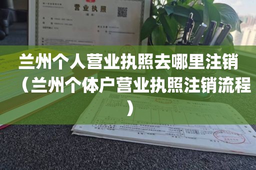 兰州个人营业执照去哪里注销（兰州个体户营业执照注销流程）