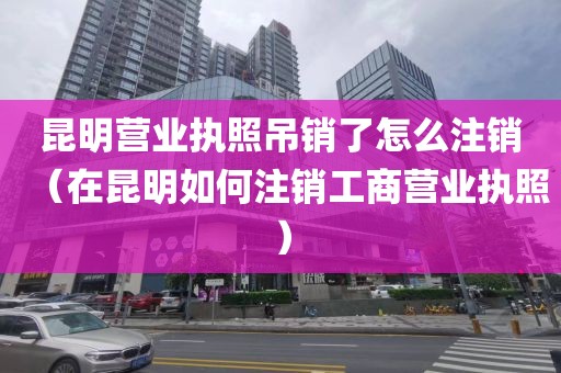 昆明营业执照吊销了怎么注销（在昆明如何注销工商营业执照）