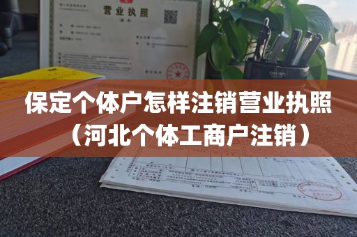 保定个体户怎样注销营业执照（河北个体工商户注销）