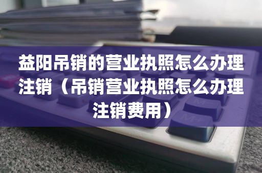 益阳吊销的营业执照怎么办理注销（吊销营业执照怎么办理注销费用）