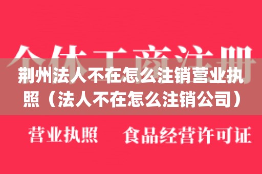 荆州法人不在怎么注销营业执照（法人不在怎么注销公司）