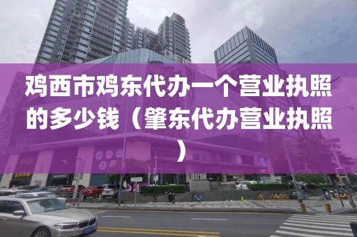 鸡西市鸡东代办一个营业执照的多少钱（肇东代办营业执照）