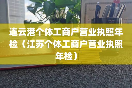 连云港个体工商户营业执照年检(江苏个体工商户营业执照年检)