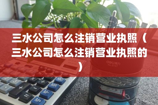 三水公司怎么注销营业执照（三水公司怎么注销营业执照的）