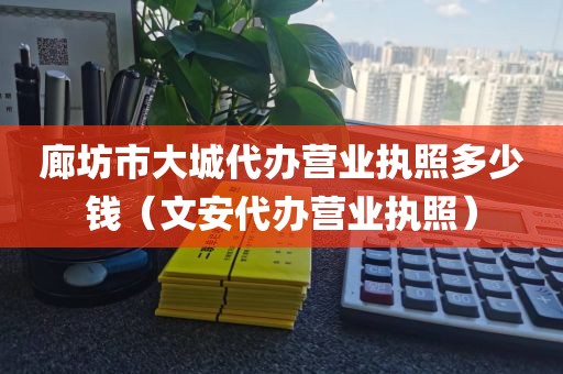 廊坊市大城代办营业执照多少钱（文安代办营业执照）