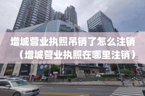 增城营业执照吊销了怎么注销（增城营业执照在哪里注销）