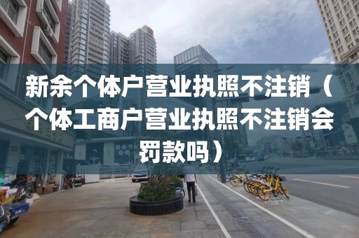 新余个体户营业执照不注销（个体工商户营业执照不注销会罚款吗）
