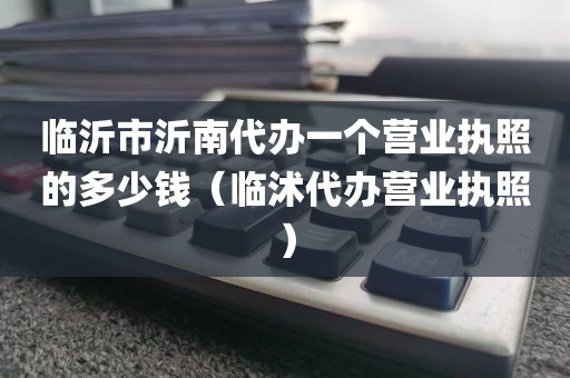 临沂市沂南代办一个营业执照的多少钱(临沭代办营业执照)