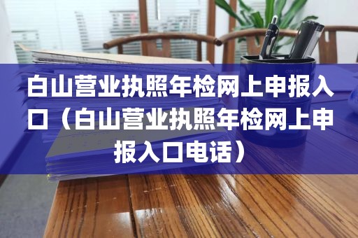 白山营业执照年检网上申报入口（白山营业执照年检网上申报入口电话）