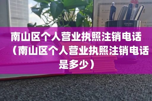 南山区个人营业执照注销电话（南山区个人营业执照注销电话是多少）