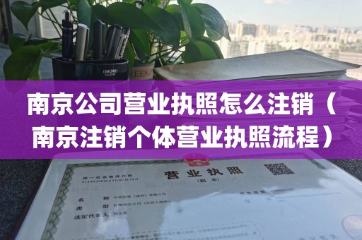 南京公司营业执照怎么注销（南京注销个体营业执照流程）