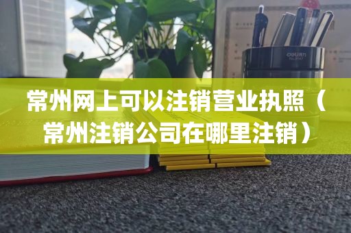 常州网上可以注销营业执照（常州注销公司在哪里注销）