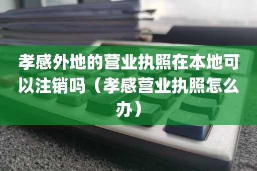 孝感外地的营业执照在本地可以注销吗(孝感营业执照怎么办)