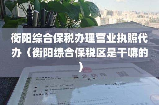 衡阳综合保税办理营业执照代办（衡阳综合保税区是干嘛的）